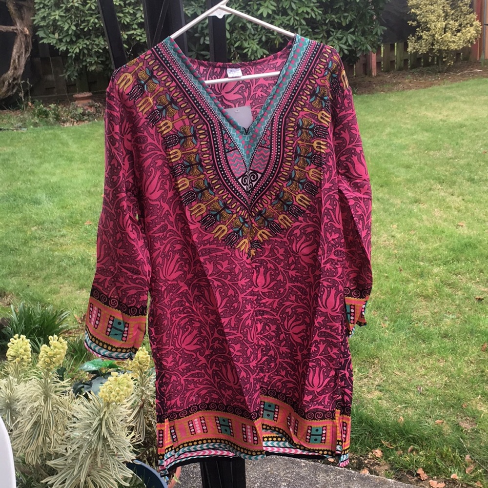 Rogue womens Blouse Pink sz medium